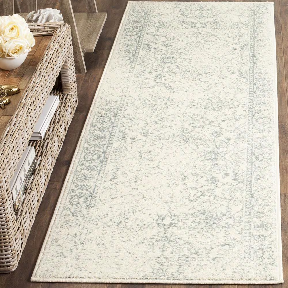 Safavieh Adirondack ADR109S-26 2'6" x 6' Ivory/Slate Runner