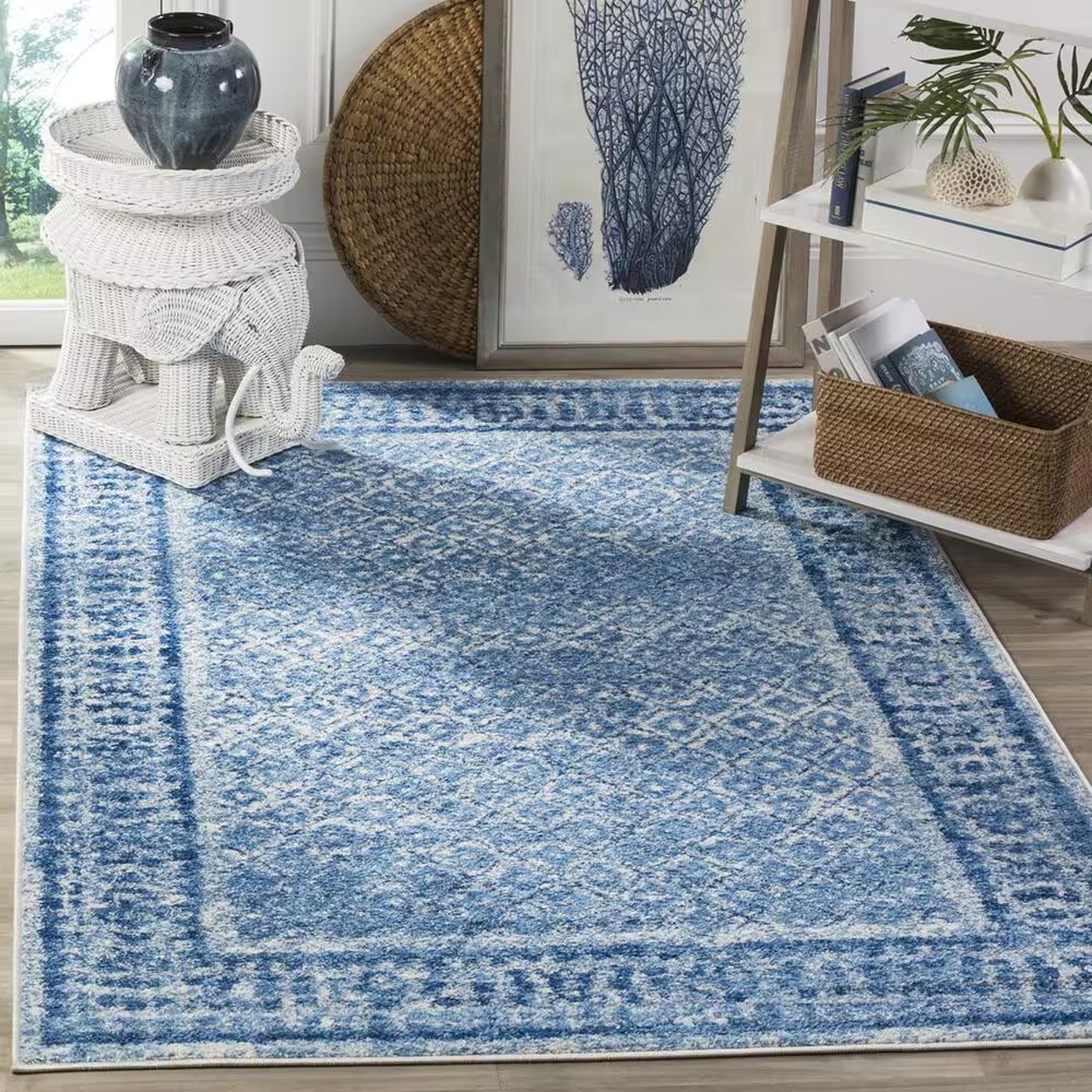 Safavieh Adirondack ADR110D-4 4' x 6' Silver/Blue Area Rug
