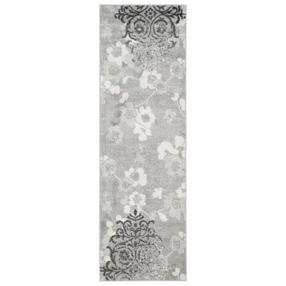 Safavieh Adirondack ADR114B-216 2'6" x 16' Silver/Ivory Runner