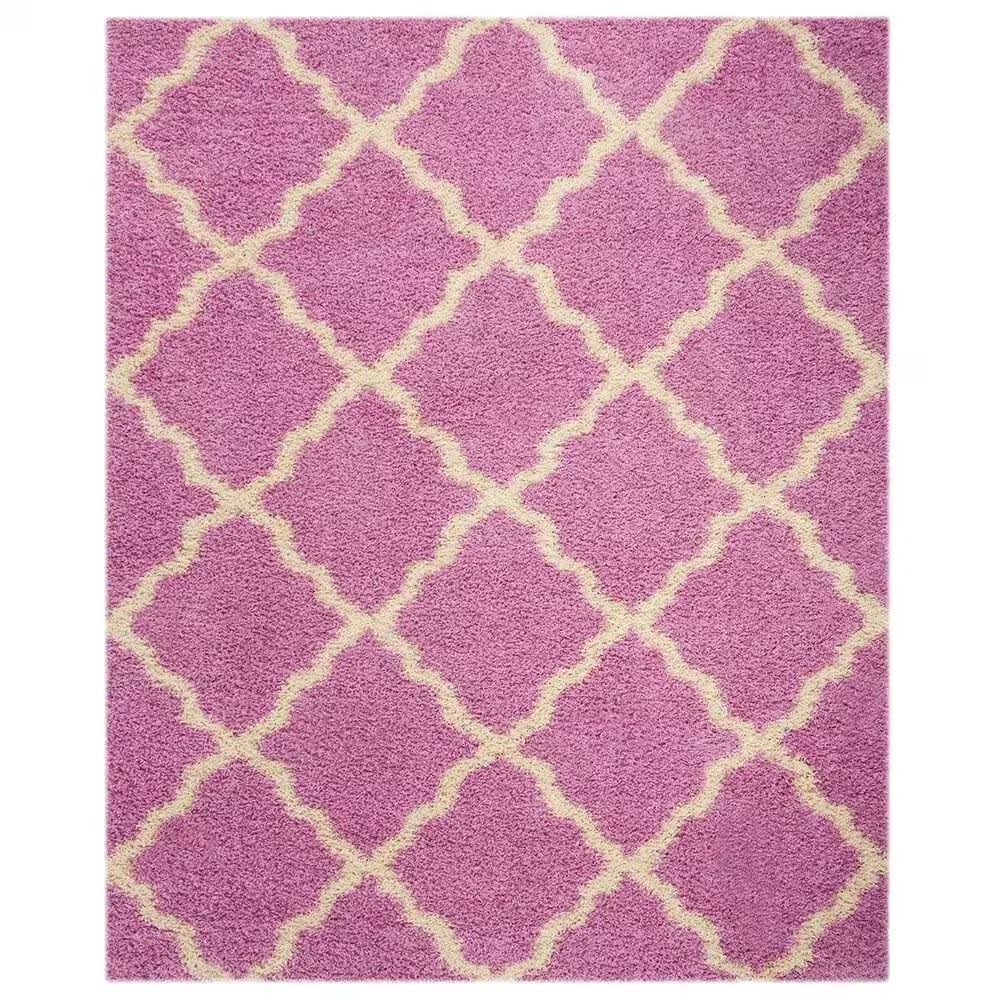 Safavieh Dallas Shag SGD257I-10 10' x 14' Pink/Ivory Area Rug