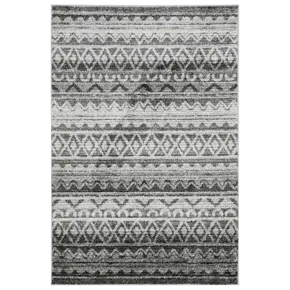 Safavieh Adirondack ADR119N-5 5'1" x 7'6" Ivory/Charcoal Area Rug