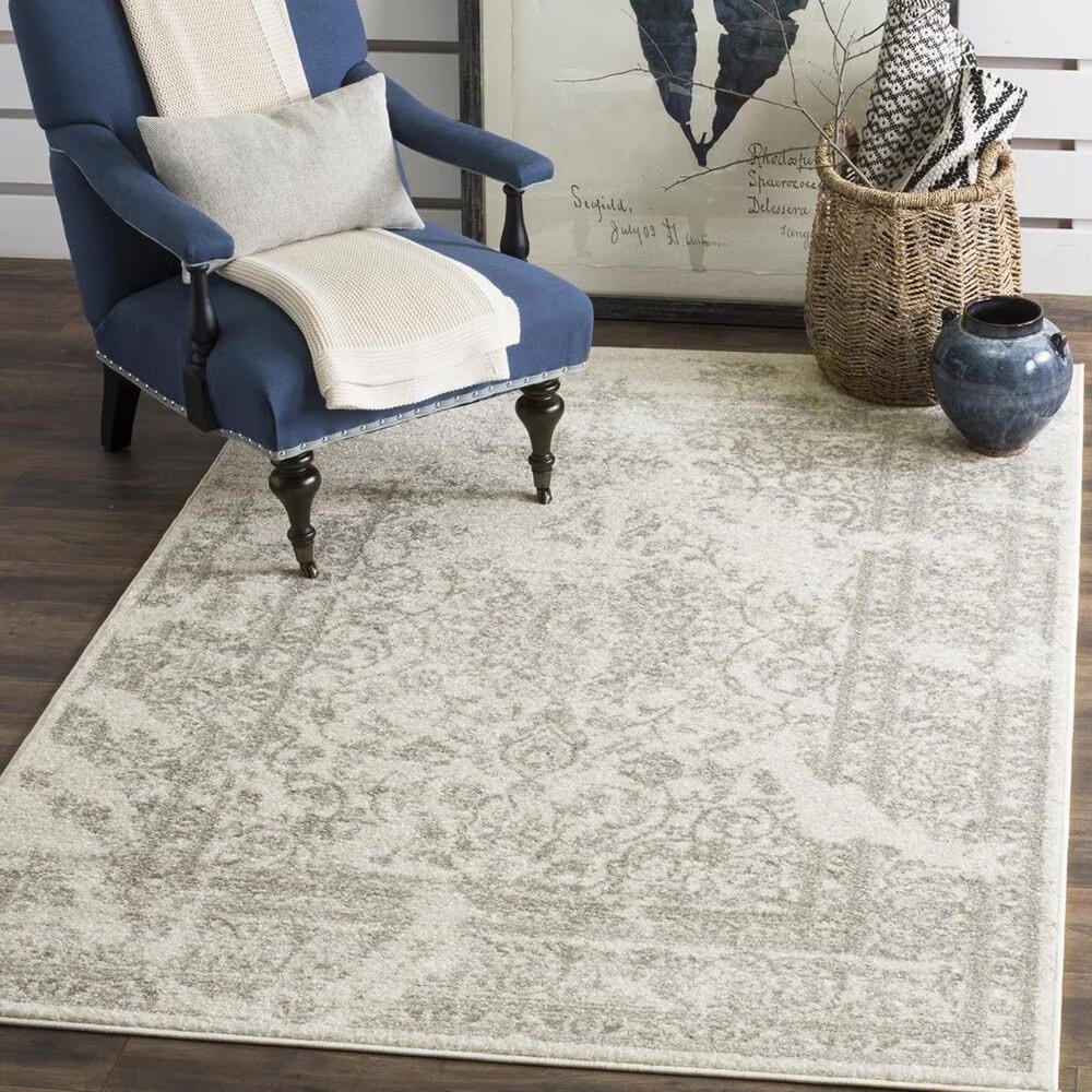 Safavieh Adirondack ADR101B-5 5'1" x 7'6" Ivory/Silver Area Rug