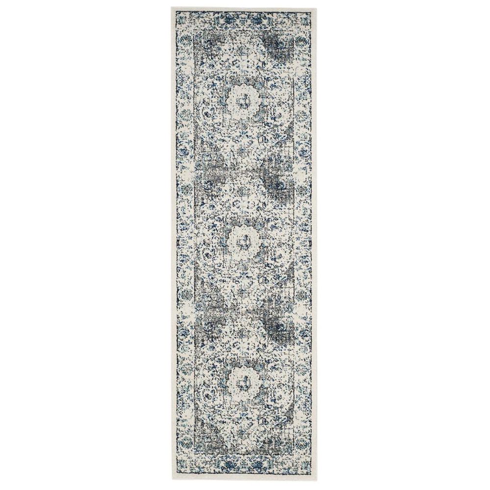 Safavieh Evoke EVK220D 2'2" x 11' Grey and Ivory Runner
