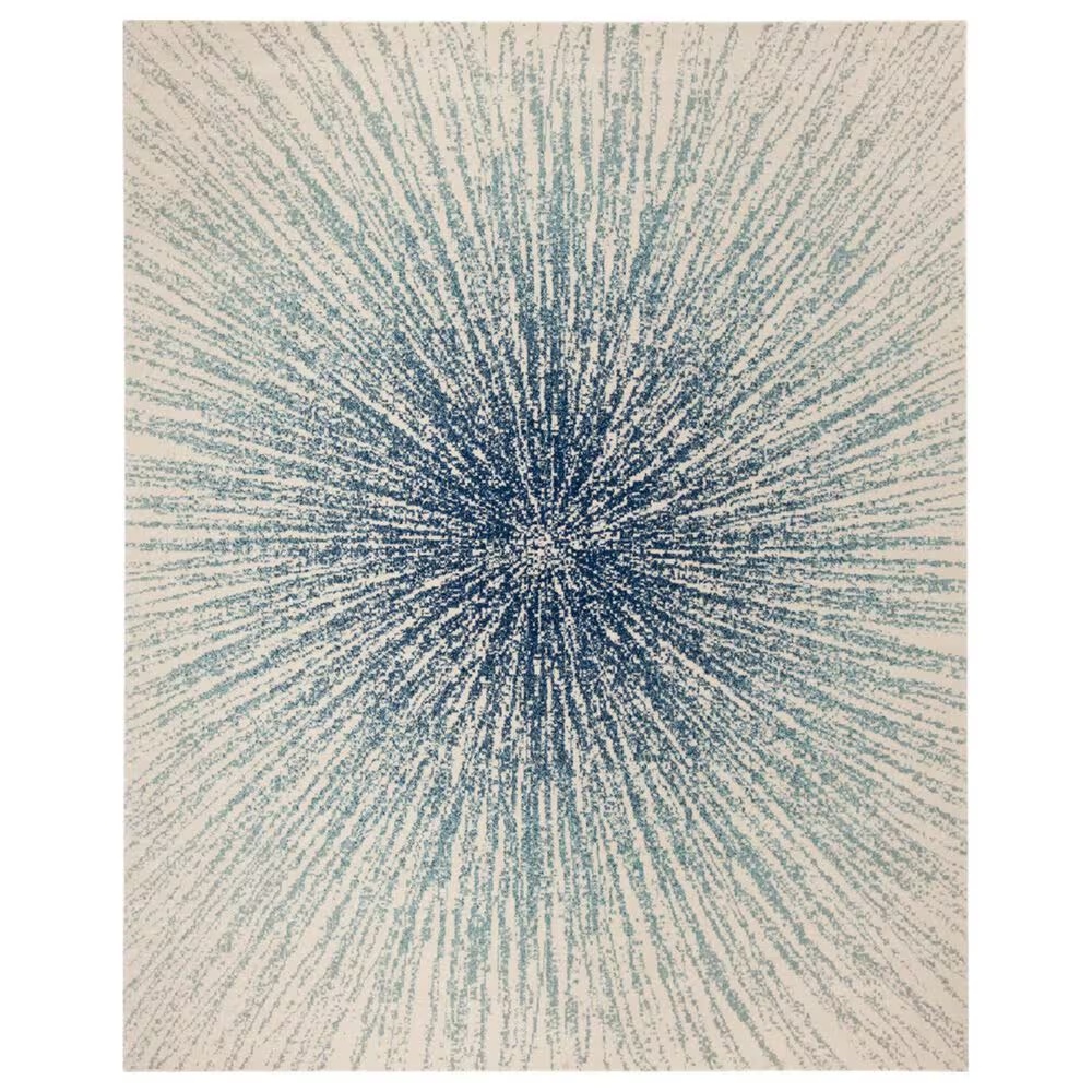 Safavieh Evoke EVK228A 10' x 14' Royal and Ivory Area Rug