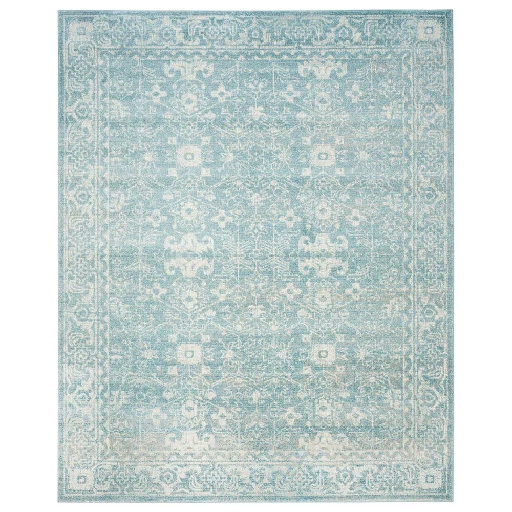 Safavieh Evoke EVK270D 10' x 14' Light Blue and Ivory Area Rug