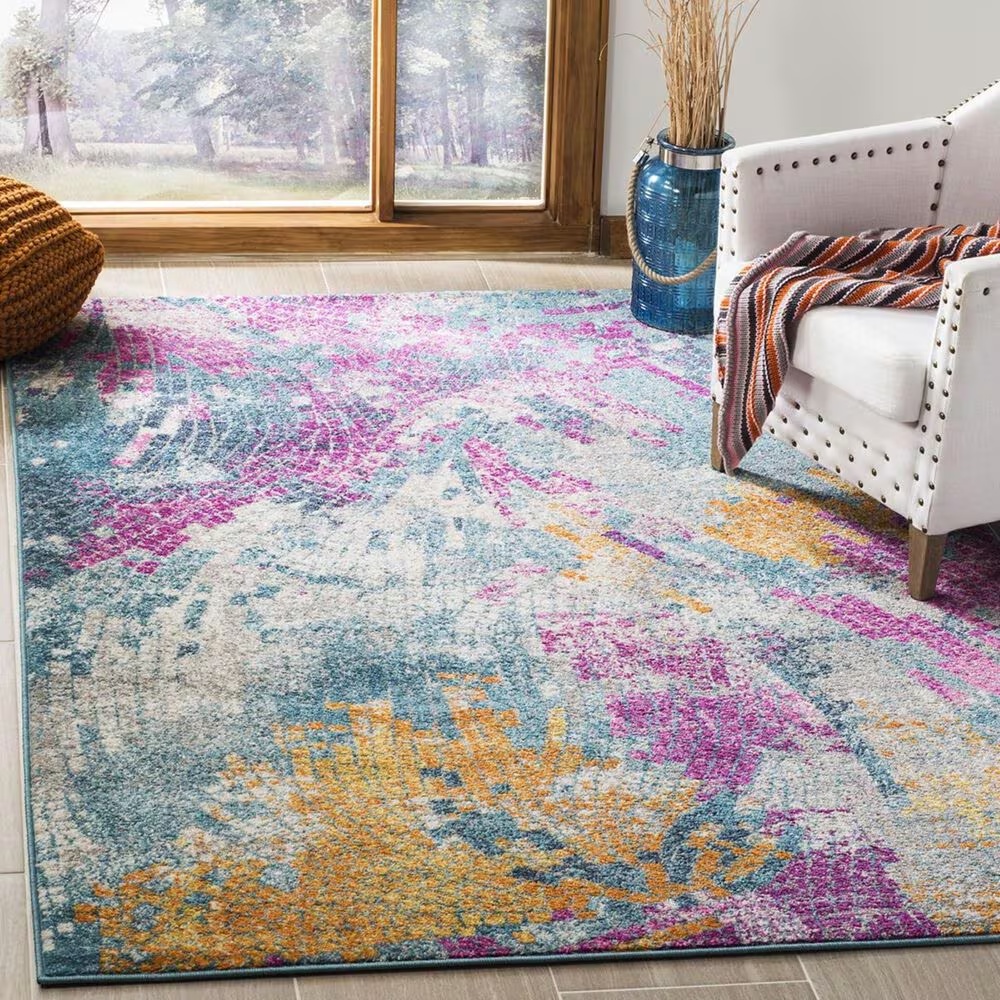 Safavieh Madison MAD201M 5'1" x 7'6" Multicolor Area Rug