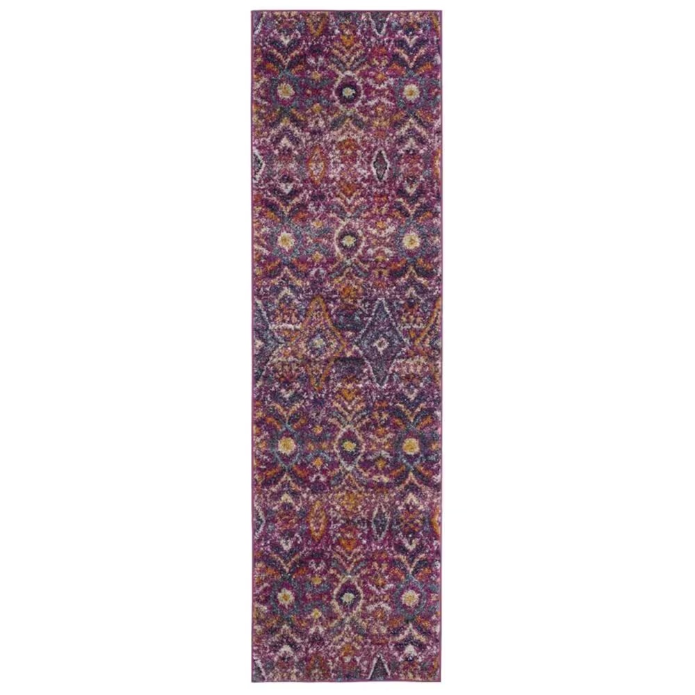 Safavieh Madison MAD610M 2'3" x 10' Fuchsia Runner