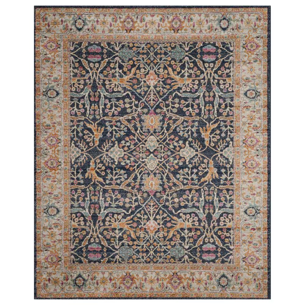 Safavieh Madison MAD612D 10' x 14' Navy and Creme Area Rug