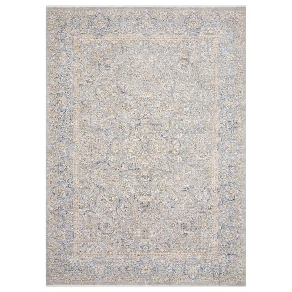 Loloi Pandora PAN-01 6'3" x 8'10" Stone and Gold