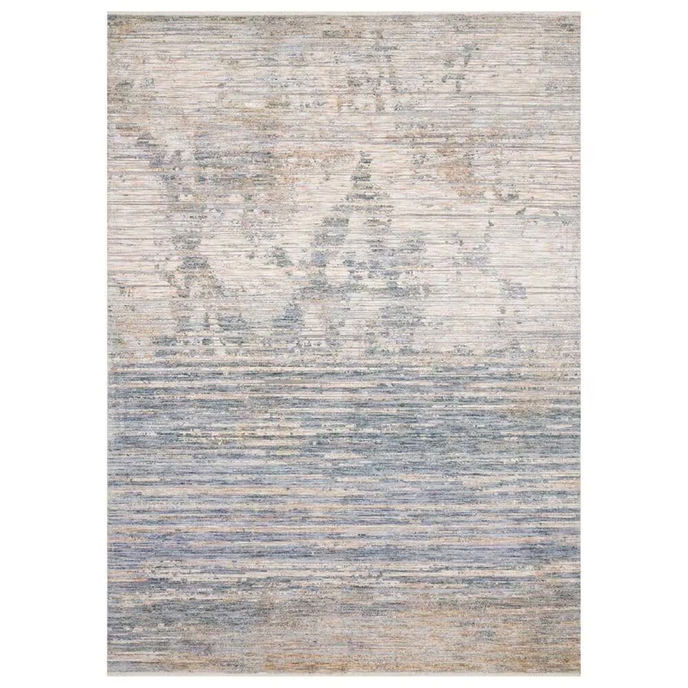 Loloi Pandora PAN-06 7'10" x 10'6" Ivory and Blue