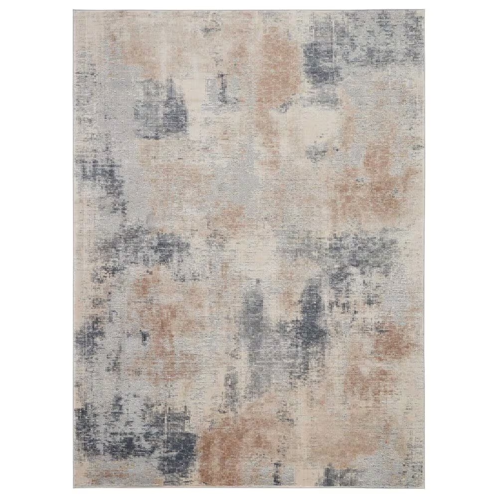 Nourison Rustic Textures RUS02 9'3" x 12'9" Beige and Grey Area Rug