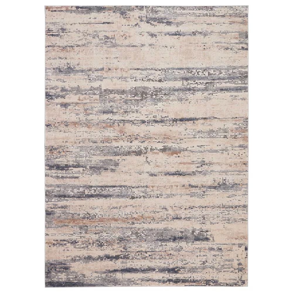 Nourison Rustic Textures RUS04 9'3" x 12'9" Beige and Grey Area Rug