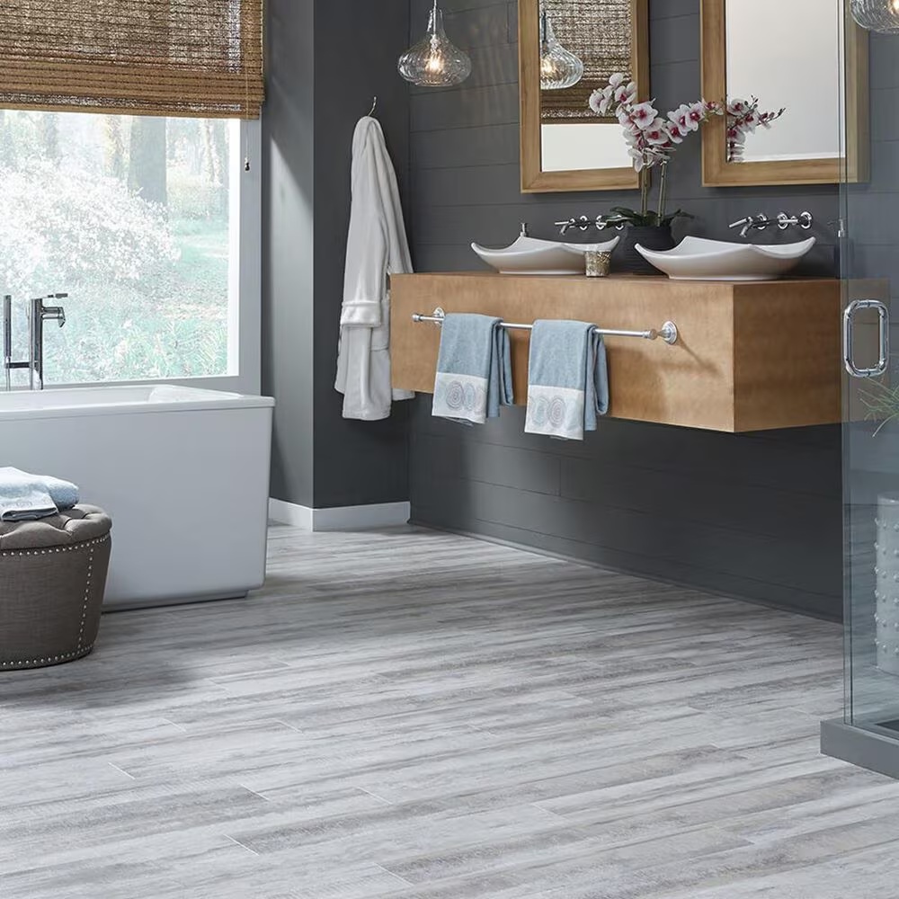 Mannington Cape May White Cap 12" x 24" Luxury Vinyl Tile