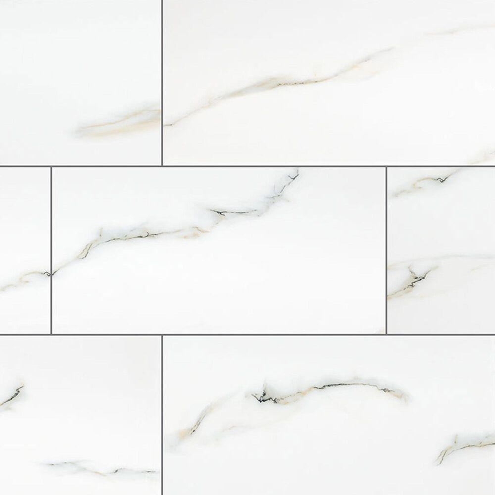 MS International Aria Bianco NARIBIA1224P 12" x 24" Porcelain Tile