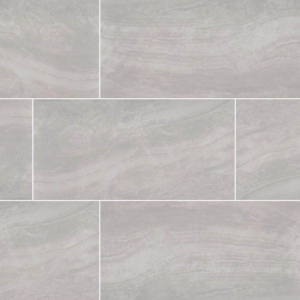 MS International Praia Gray 12" x 24" Porcelain Tile
