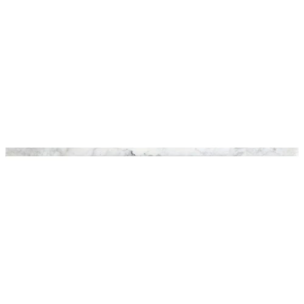 Emser Bianco Gioia 1/2" x 12" Honed Marble Mini Cigaro