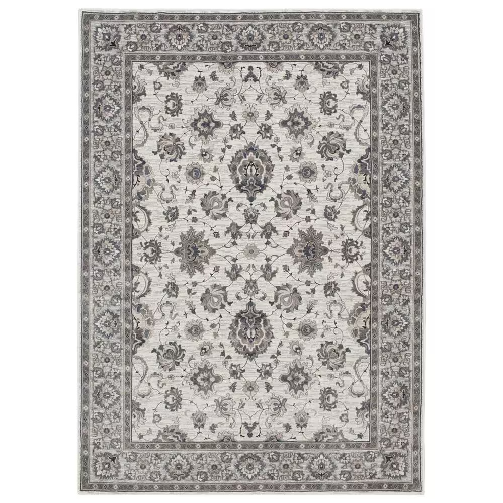 Trisha Yearwood Rug Collection Trisha Yearwood Enjoy Oriel 7'10" x 9'10" Oyster and Mushroom Area Rug