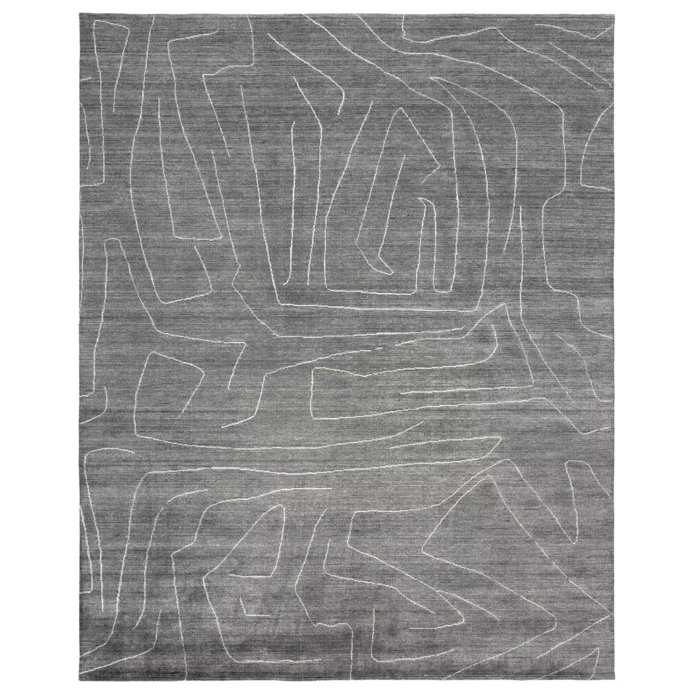 Feizy Lennox 5' x 8' Charcoal Area Rug