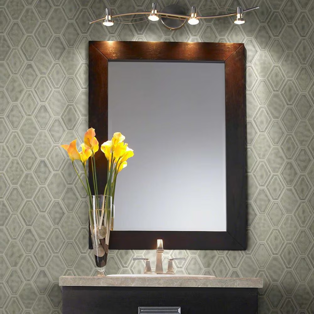Shaw Geoscape Diamond Taupe 12.4" x 10.43" Ceramic Mosaic Sheet