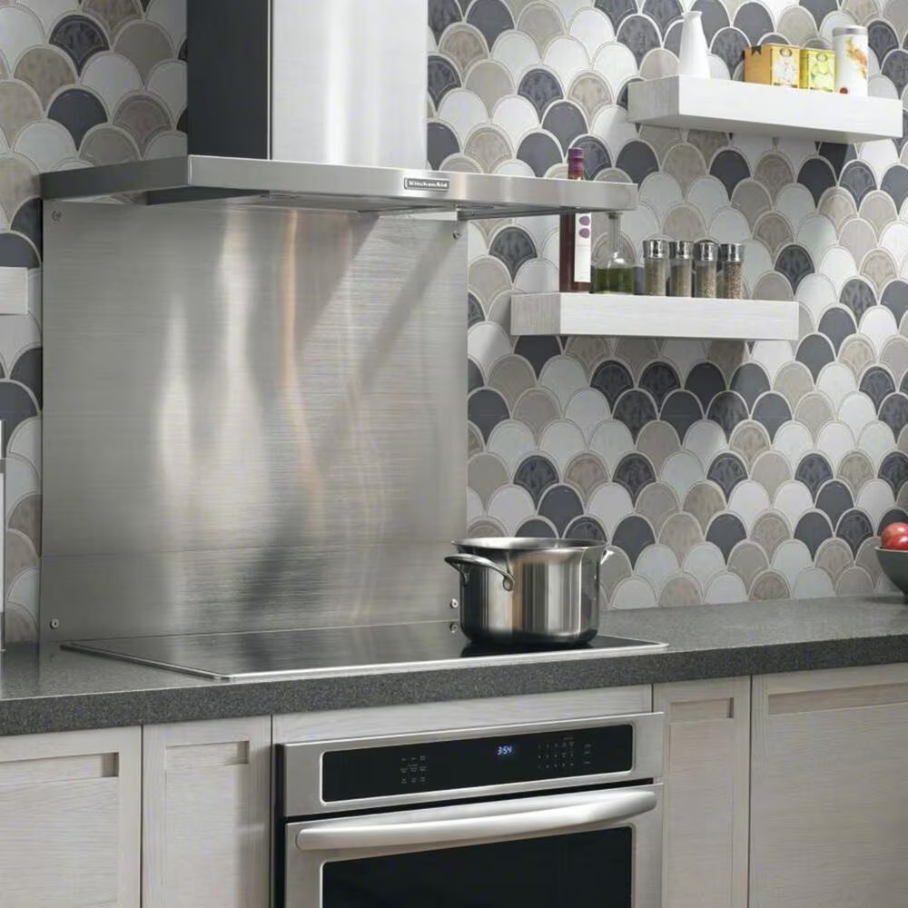 Shaw Geoscape Fan Warm Blend 11.02" x 10.83" Ceramic Mosaic Sheet
