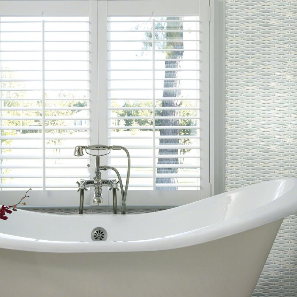 Shaw Molten Stretch Hexagon Platinum 11.77" x 11.81" Glass Mosaic Sheet