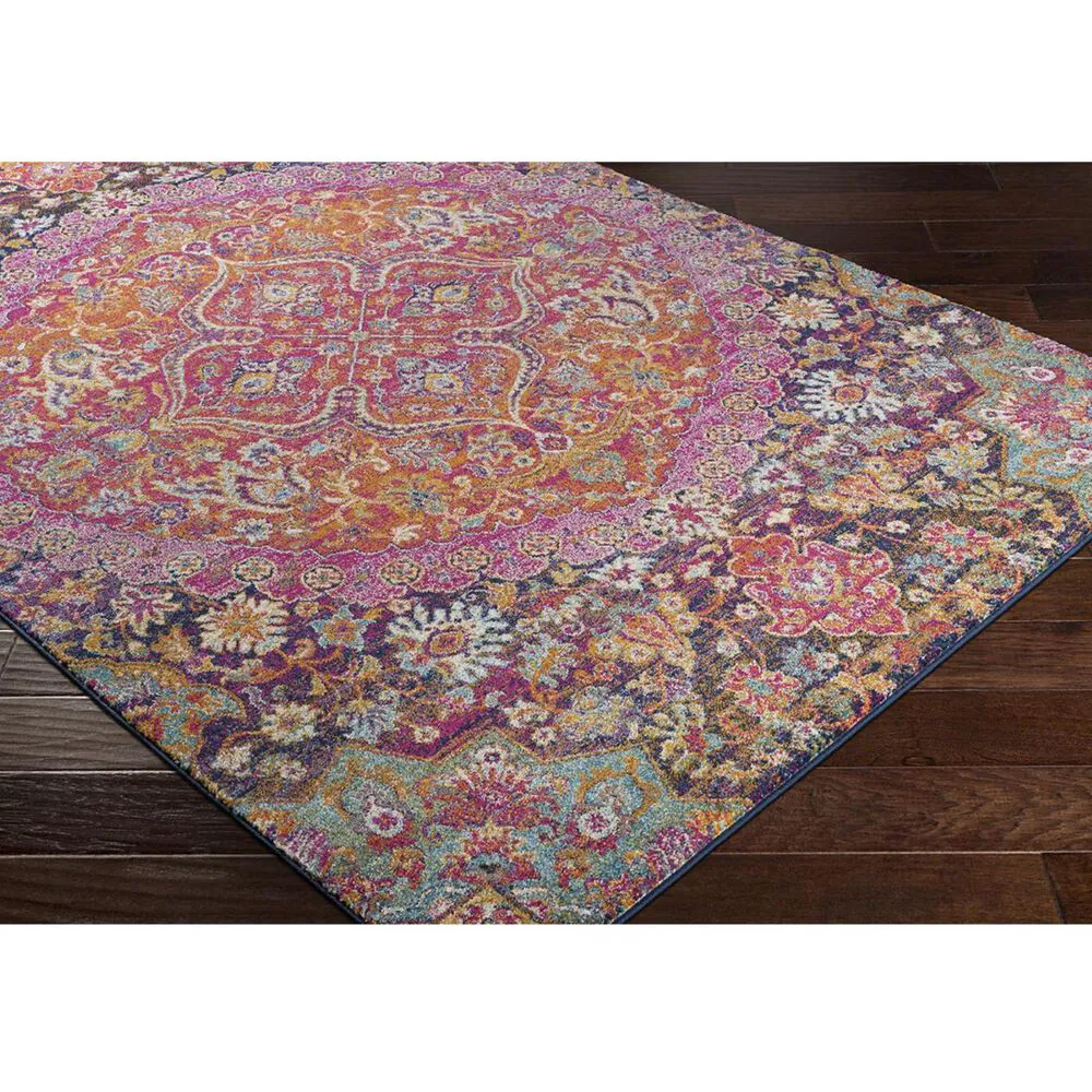 Surya Harput HAP-1044 7'10" x 10'3" Garnet and Orange Area Rug