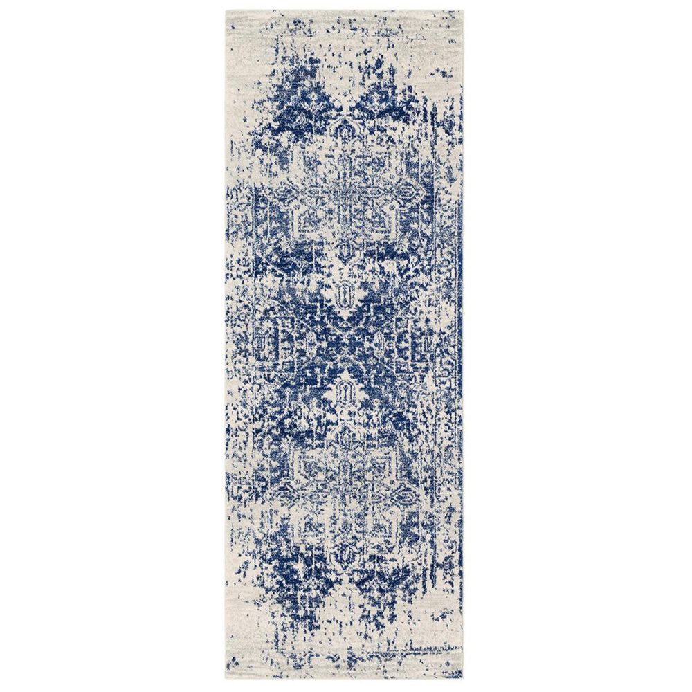 Surya Harput HAP-1021 2'7" x 7'3" Blue, Gray and Beige Runner