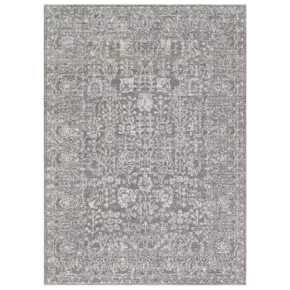 Surya Harput HAP-1029 3'10" x 5'7" Charcoal, Light Gray and Beige Area Rug