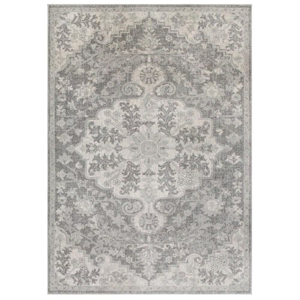 Surya Harput HAP-1070 5'3" x 7'3" Gray, Charcoal and Beige Area Rug