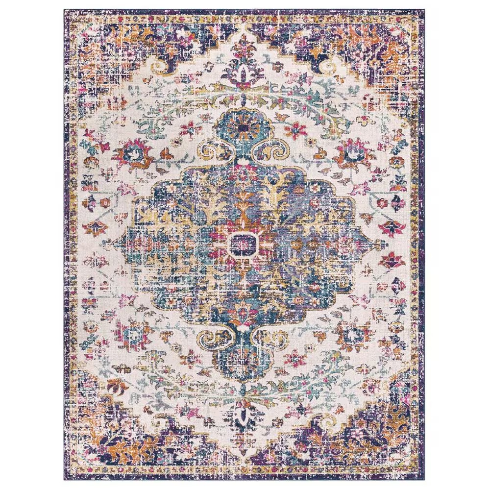 Surya Harput HAP-1064 7'10" x 10'3" Beige, Saffron and Gray Area Rug