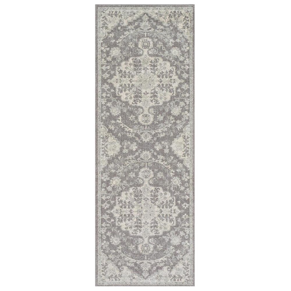 Surya Harput HAP-1070 2'7" x 7'3" Gray, Charcoal and Beige Runner