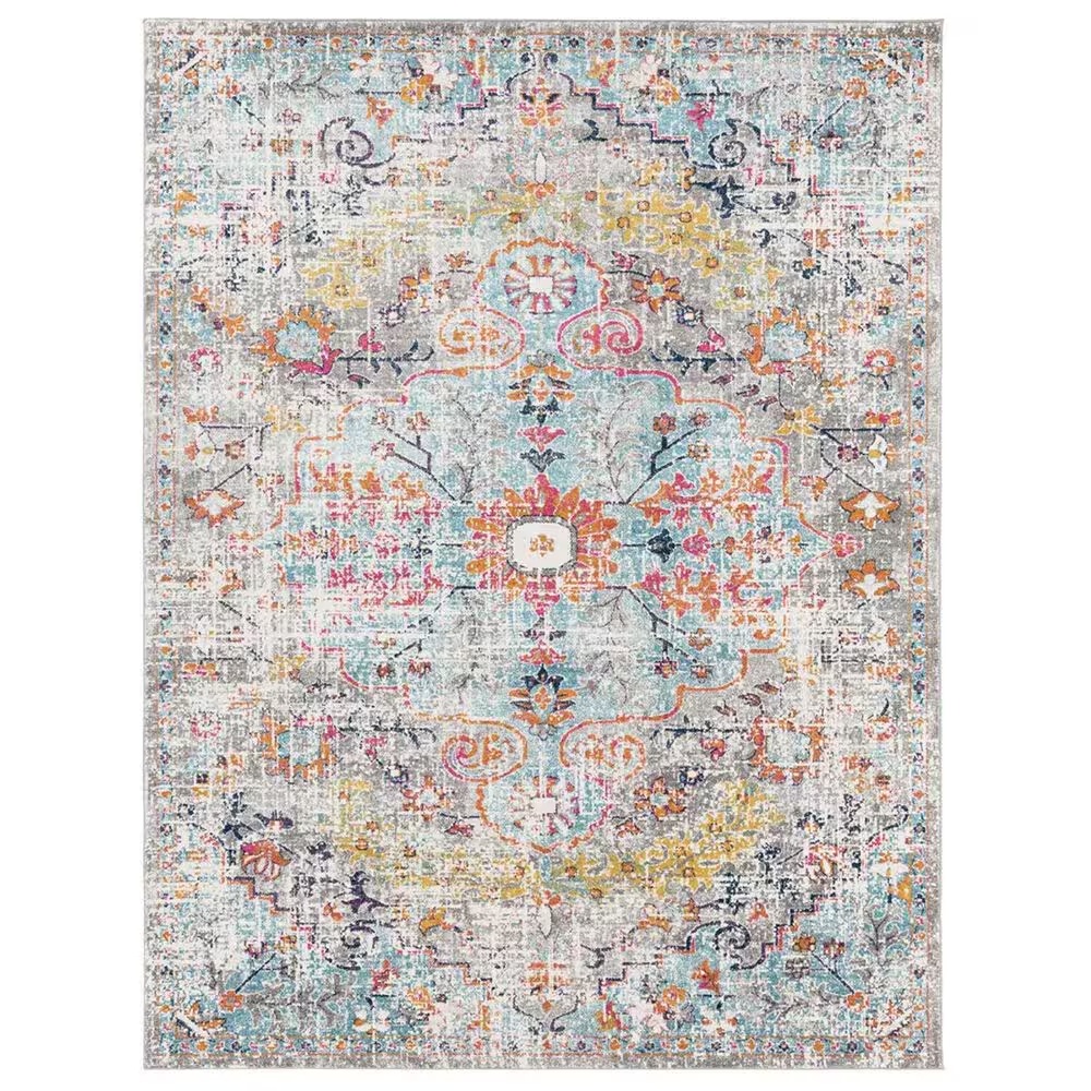 Surya Harput HAP-1063 7'10" x 10'3" Beige, Saffron and Gray Area Rug