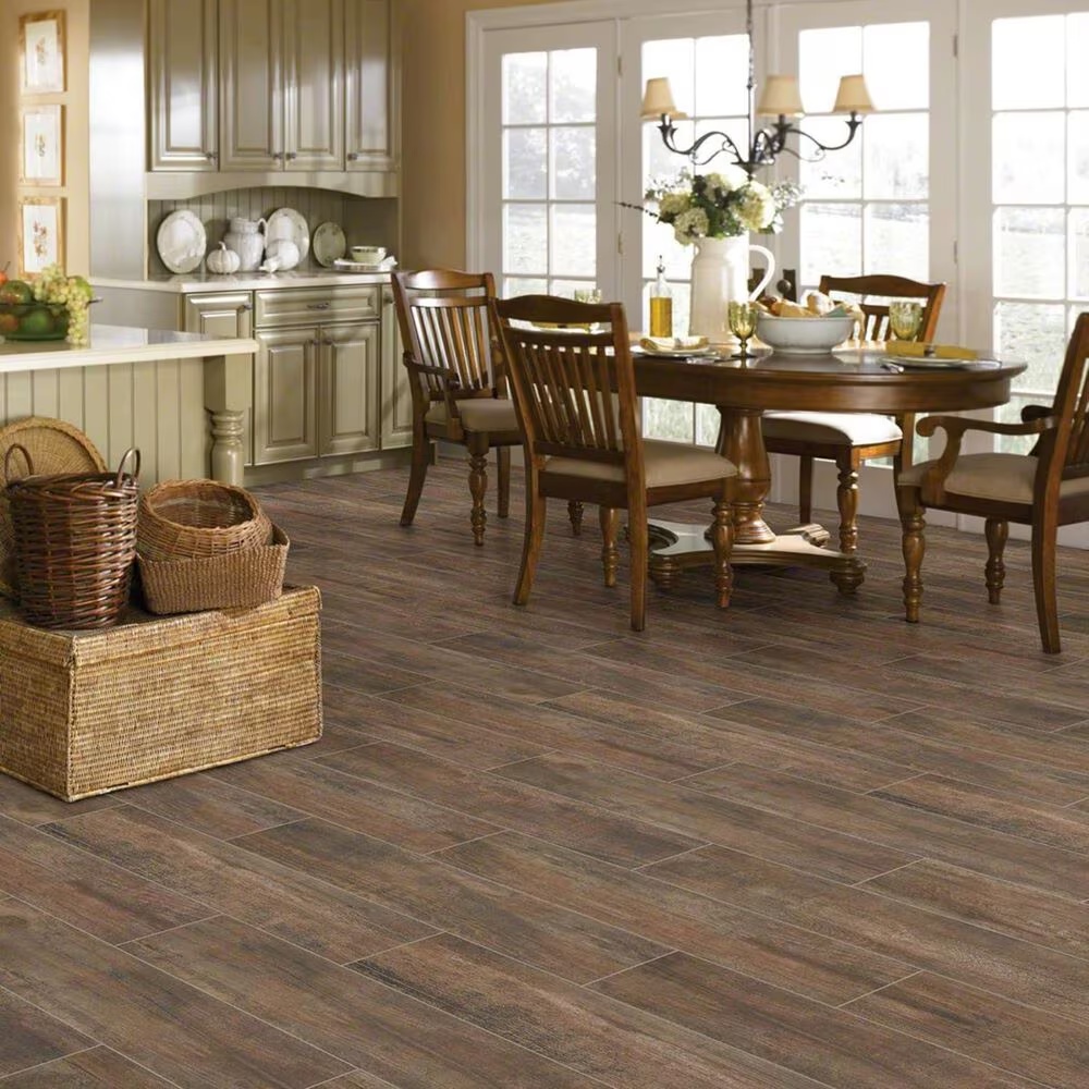 Shaw Olympia Plank Brown 8" x 36" Ceramic Tile