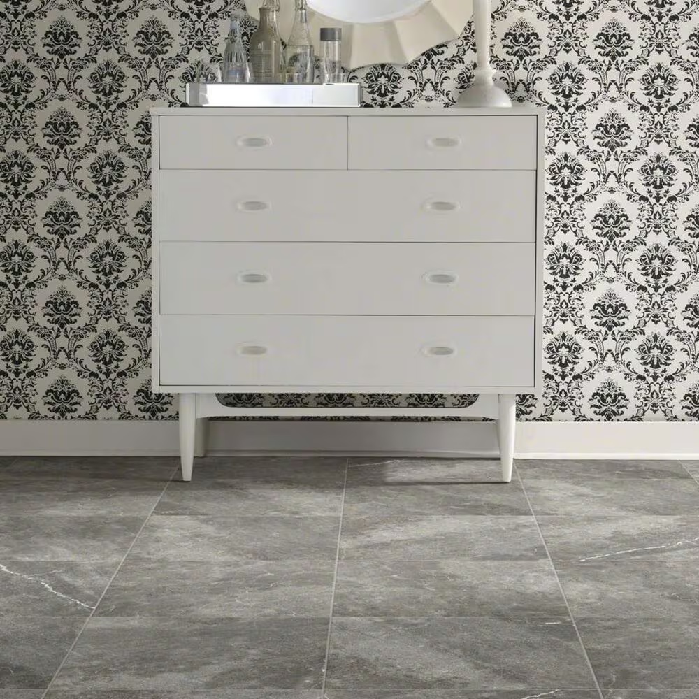 Shaw Oasis Dark Grey 17" x 17" Ceramic Tile