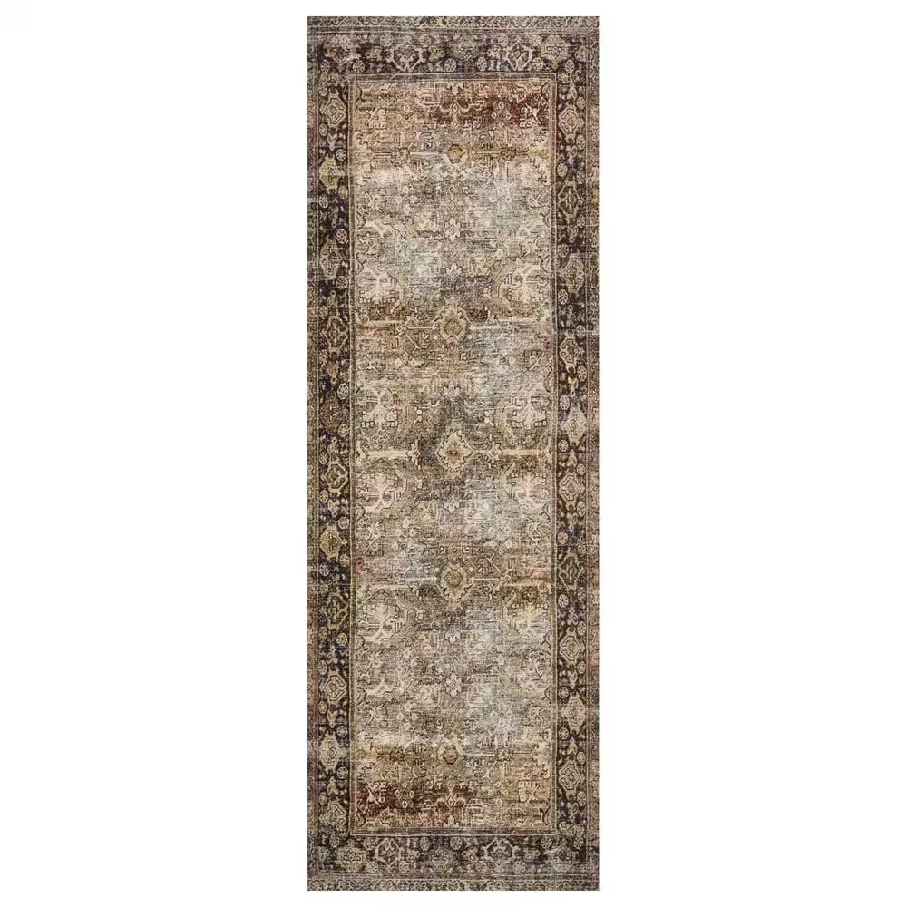 Loloi II Layla LAY-03 2' x 5' Olive and Charcoal Runner