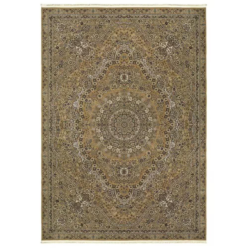 Oriental Weavers Masterpiece 8022J 2'3" x 10' Gold Runner