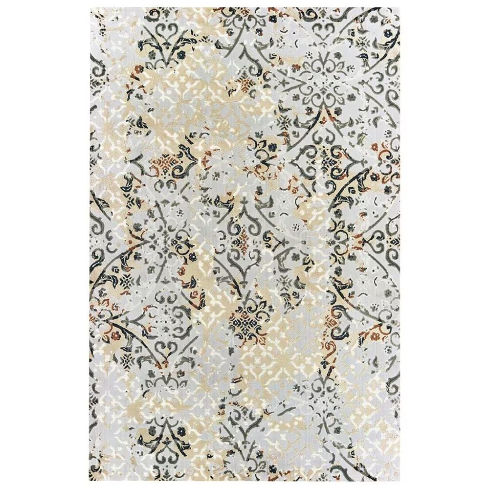 Oriental Weavers Bowen 108W 2'3" x 7'6" Gray Runner