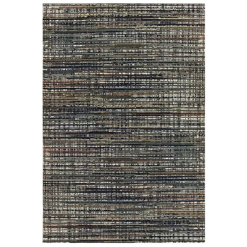 Oriental Weavers Bowen 1332H 6'7" x 9'6" Black Area Rug