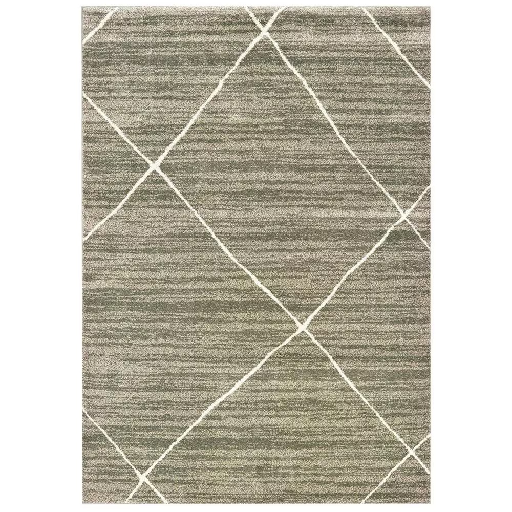 Oriental Weavers Carson 9661A 6'7" x 9'2" Gray Area Rug