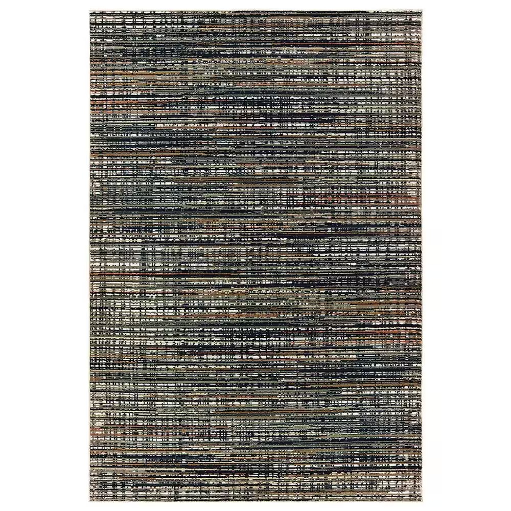 Oriental Weavers Bowen 1332H 9'10" x 12'10" Black Area Rug