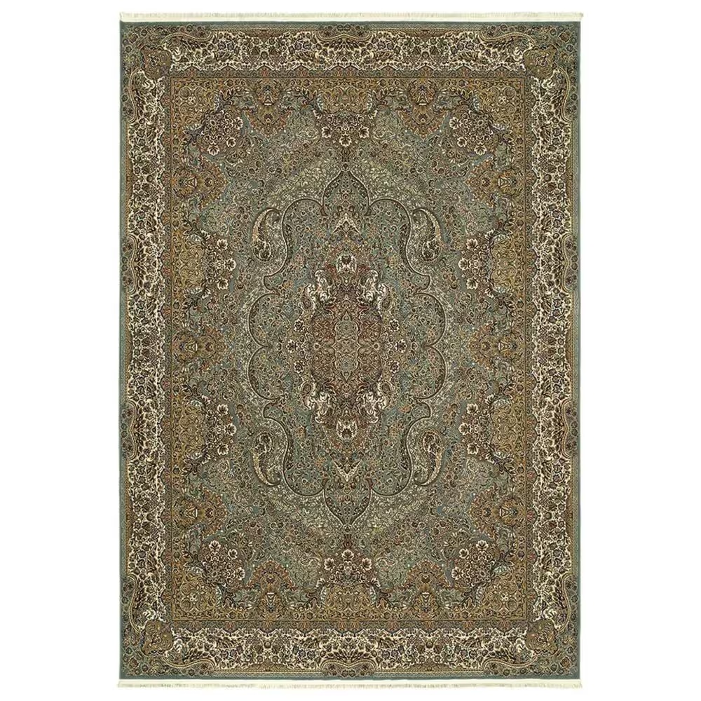 Oriental Weavers Masterpiece 502L 3'10" x 5'5" Blue Area Rug