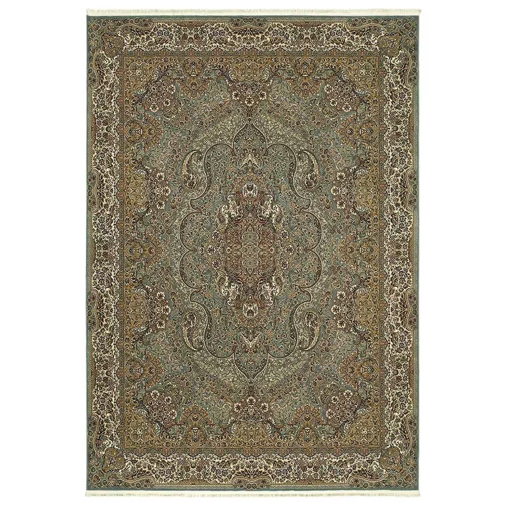 Oriental Weavers Masterpiece 502L 6'7" x 9'6" Blue Area Rug