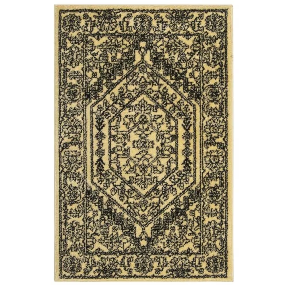 Safavieh Adirondack ADR108H 2'6" x 4' Gold and Black Runner