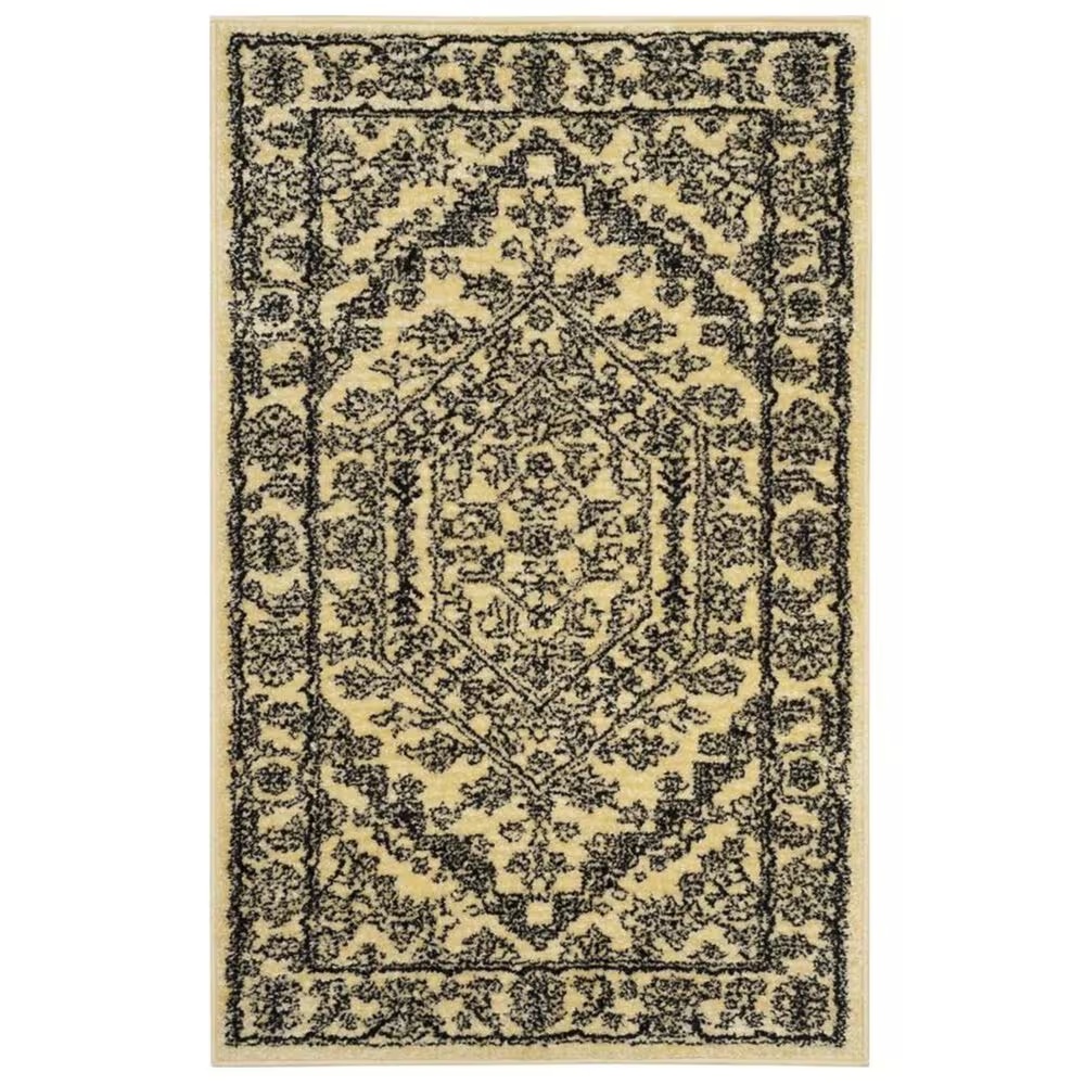 Safavieh Adirondack ADR108H 3' x 5' Gold and Black Area Rug
