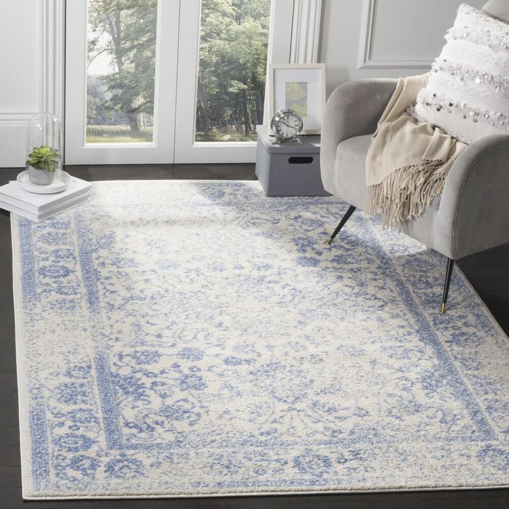 Safavieh Adirondack ADR109L 4' x 6' Ivory and Light Blue Area Rug