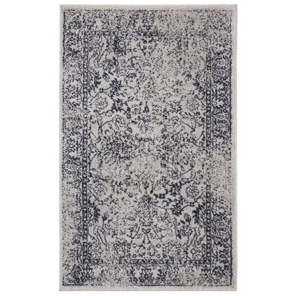 Safavieh Adirondack ADR109P 3' x 5' Grey and Navy Area Rug