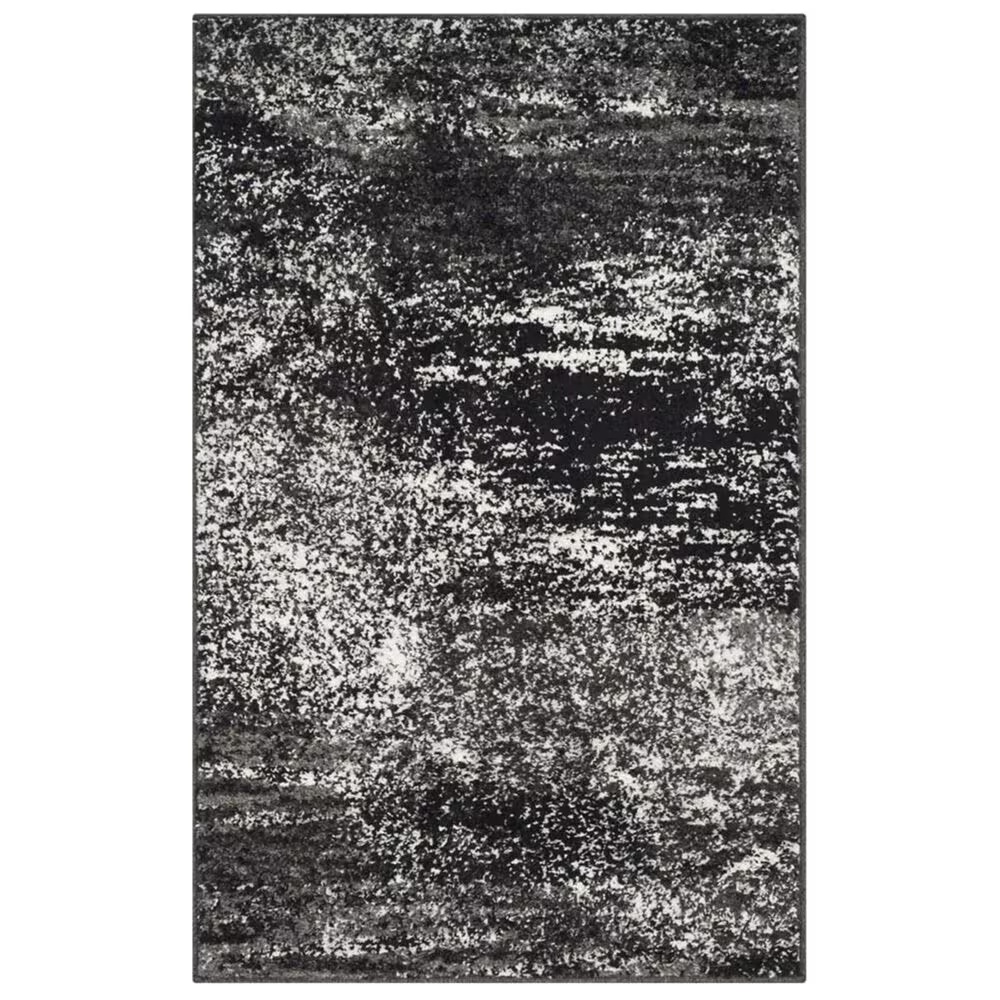 Safavieh Adirondack ADR112A 2'6" x 4' Silver and Black Runner