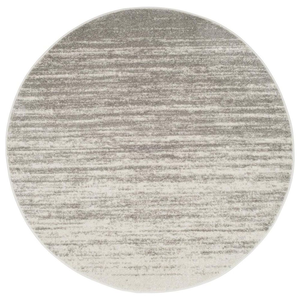Safavieh Adirondack ADR113C 10' Round Light Grey and Grey Area Rug