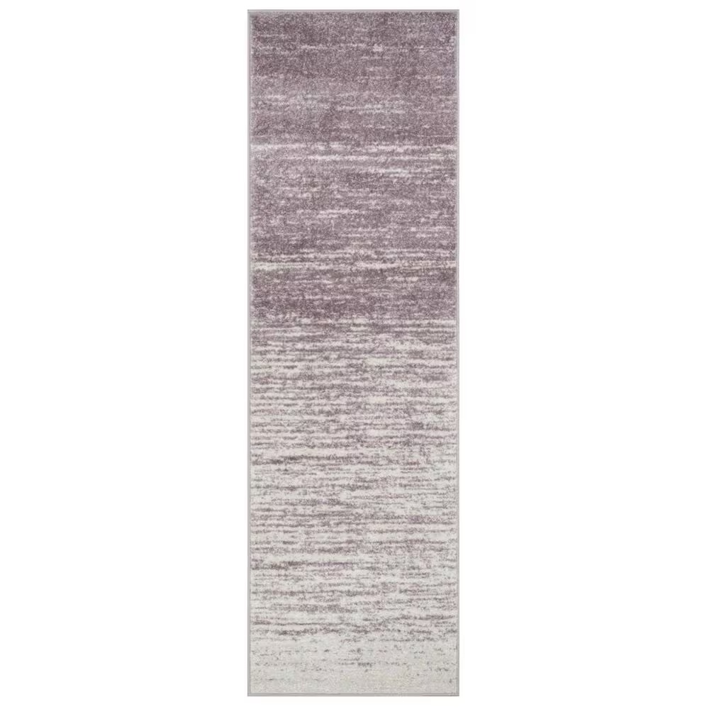 Safavieh Adirondack ADR113L 2'6" x 12' Cream and Purple Runner