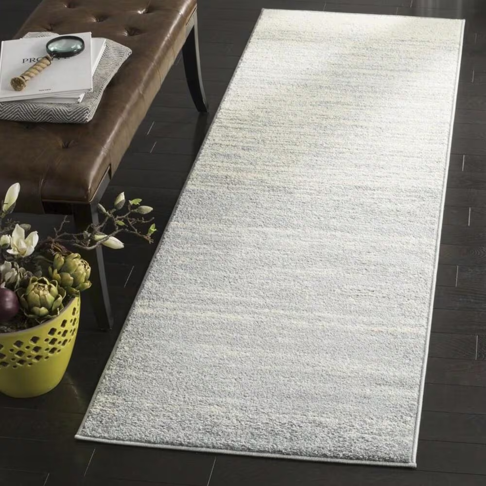 Safavieh Adirondack ADR113T 2'6" x 10' Slate and Cream Runner